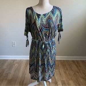 French Multicolored Dress